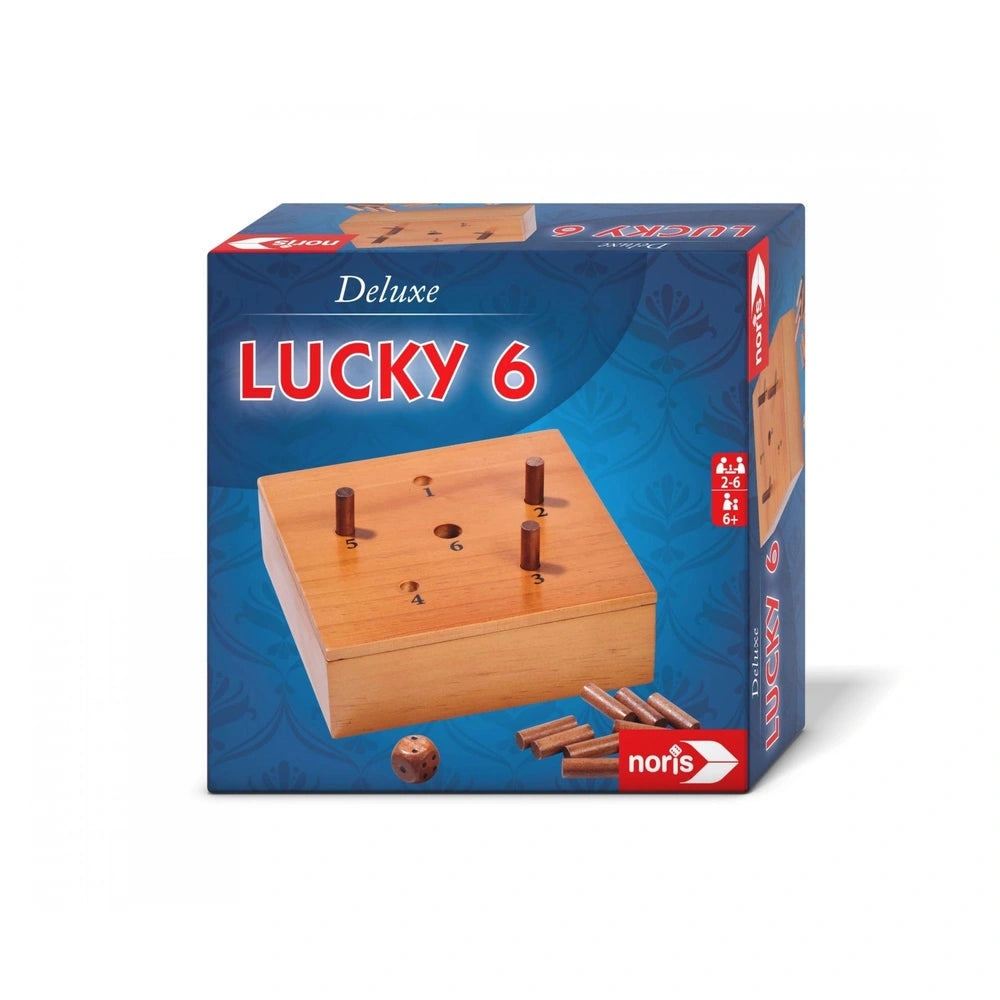 Noris - Deluxe Lucky 6 - Board Games - International Edition - Board Games