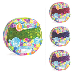 Orbeez Water Beads Surprise Activity Orb Set packaging with glossy white background, colorful labels, and clear plastic windo
