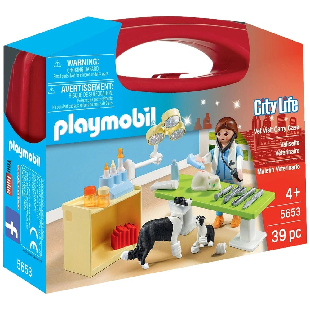 Playmobil City Life Vet Visit Carry Case - 5653