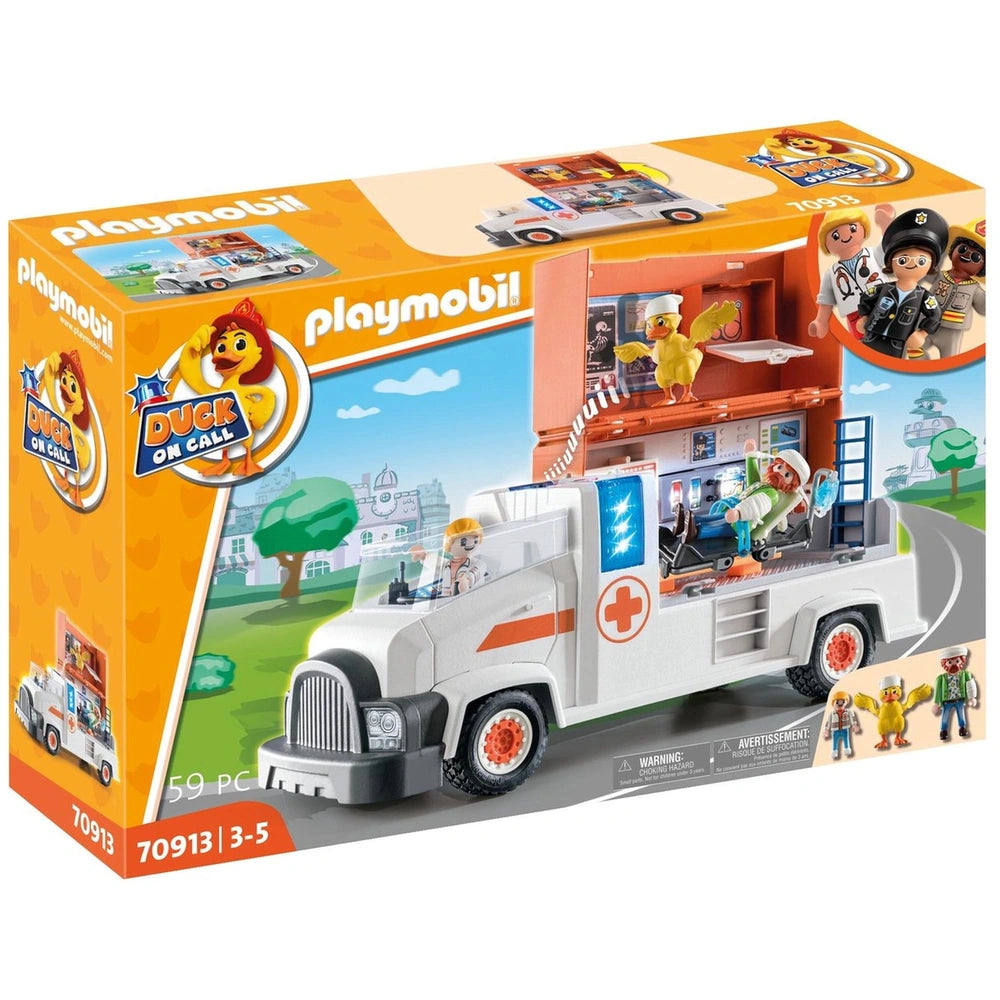 Playmobil Duck On Call Ambulance - 70913