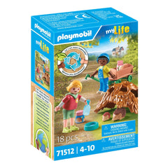 Playmobil My Life Caring For The Hedgehog Family - 71512