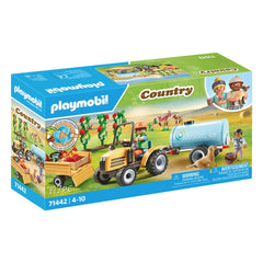 Playmobil My Life Tractor With Trailer And Water Tank - 71442