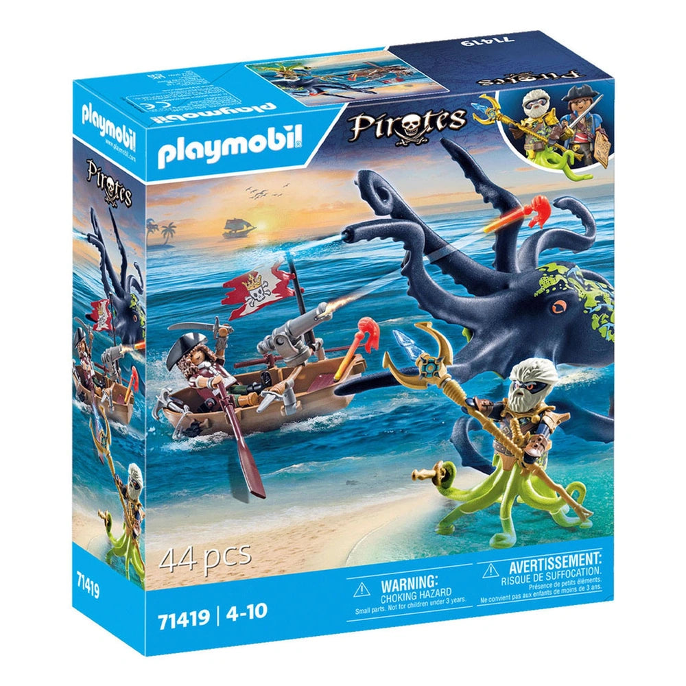 Playmobil Piraten kämpfen gegen den riesigen Oktopus - 71419