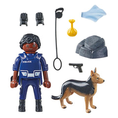 Playmobil Specials Police Officer With Sniffer Dog - 71162