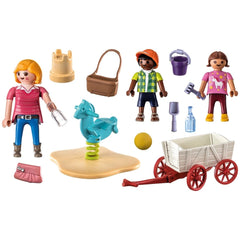 Playmobil Starter Pack Educator With Wagon - 71258