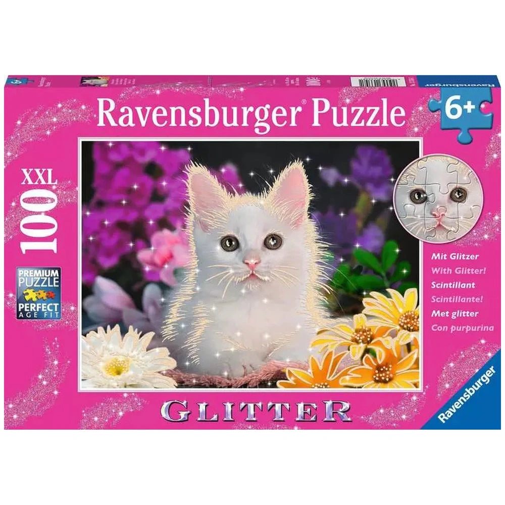 Ravensburger - Cat Glitter Edition - 100 Pieces - Puzzles