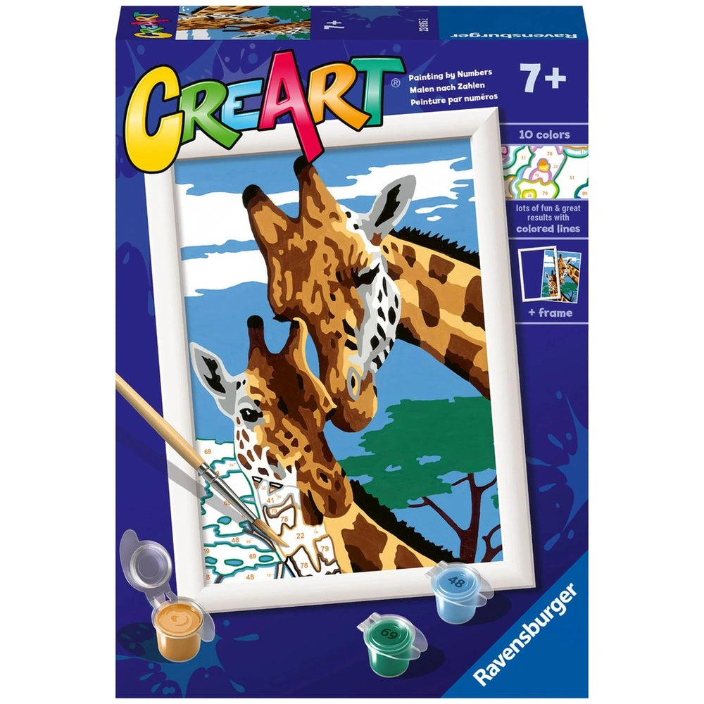 Ravensburger - Creart Süße Giraffen - Malen nach Zahlen - Basteln & Kunst