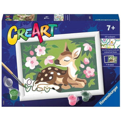 Ravensburger - Creart Floral Fawn - Painting By Numbers - Arts & Crafts