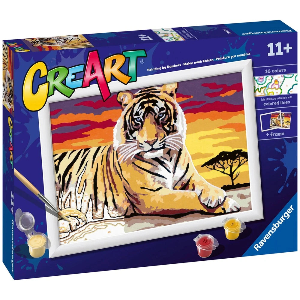 Ravensburger - Creart Majestischer Tiger - Malen nach Zahlen - Kunst & Handwerk