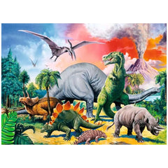Ravensburger - Dinosaurier - Unter Dinosauriern - 100 Teile - Puzzles