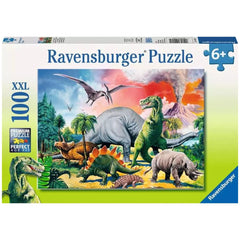 Ravensburger - Dinosaurier - Unter Dinosauriern - 100 Teile - Puzzles
