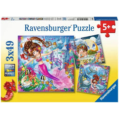 Ravensburger - Verzaubernde Meerjungfrauen - 3x49 Teile - Puzzles