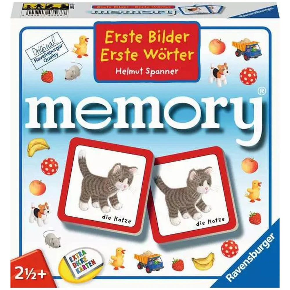 Ravensburger - First Pictures - First Words Memory - Board Game - German Edition
