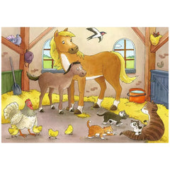 Ravensburger - Gelukkige Dierenfamilies - 2x12 Stukken - Puzzels