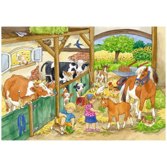 Ravensburger - Happy Country Life - 2x24 Pieces - Puzzles
