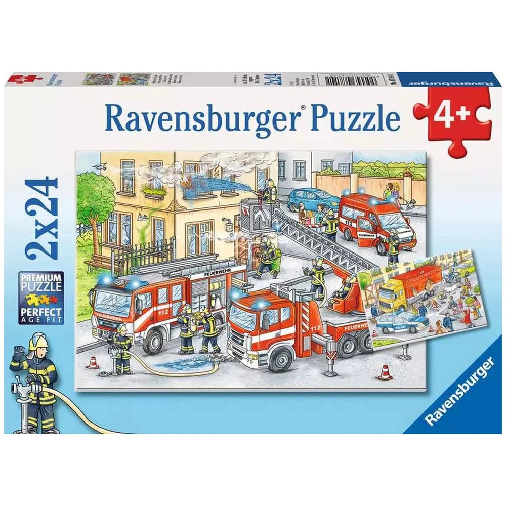 Ravensburger - Heroes In Action - 2x24 Pieces - Puzzles