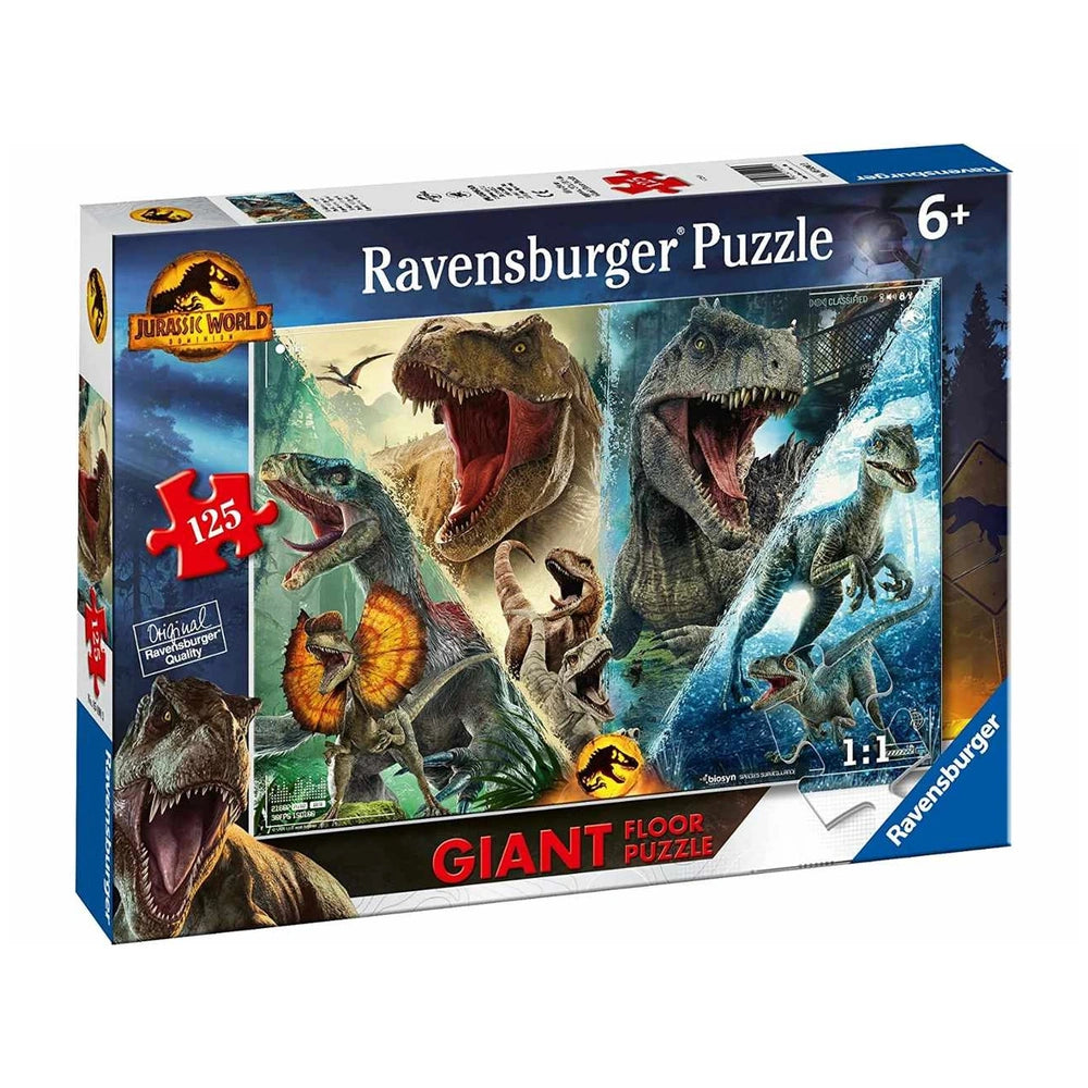 Ravensburger - Jurassic World - 125 Stukken - Reusachtig Vloerpuzzel