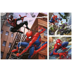 Ravensburger - Marvel - Spider-Man Protects The City - 3x49 Pieces - Puzzles