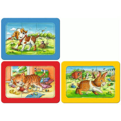 Ravensburger - Meine ersten Puzzles - Tierfreunde - 3X6 Teile - Puzzles