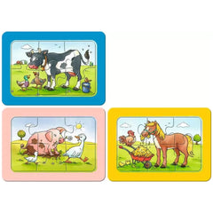Ravensburger - My First Puzzles - Good Animal Friends - 3X6 Pieces - Puzzles