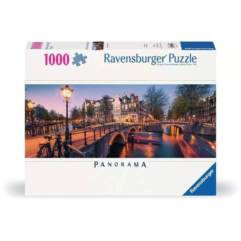 Ravensburger - Panorama Una Sera Ad Amsterdam 1000 Pcs - Puzzles