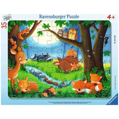 Ravensburger - When Small Animals Go To Sleep - 35 Pieces - Puzzles
