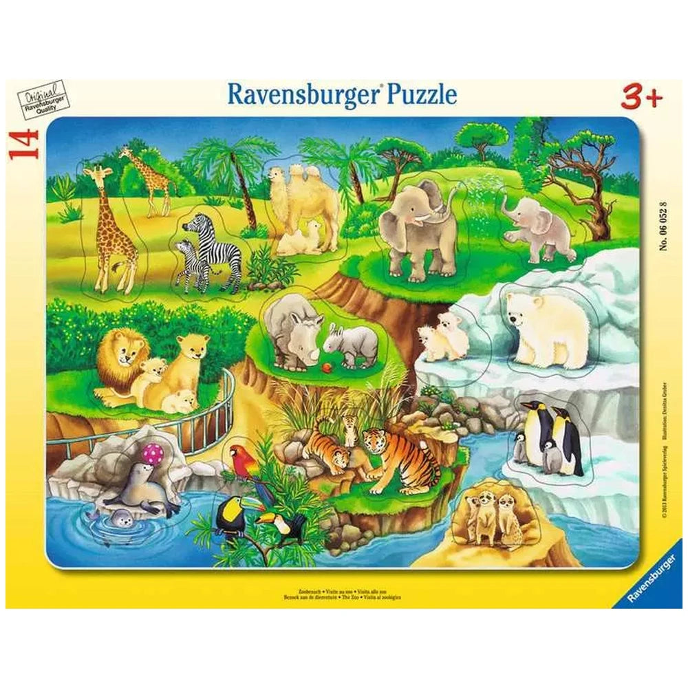 Ravensburger - Zoo Besuch - 14 Teile - Puzzles