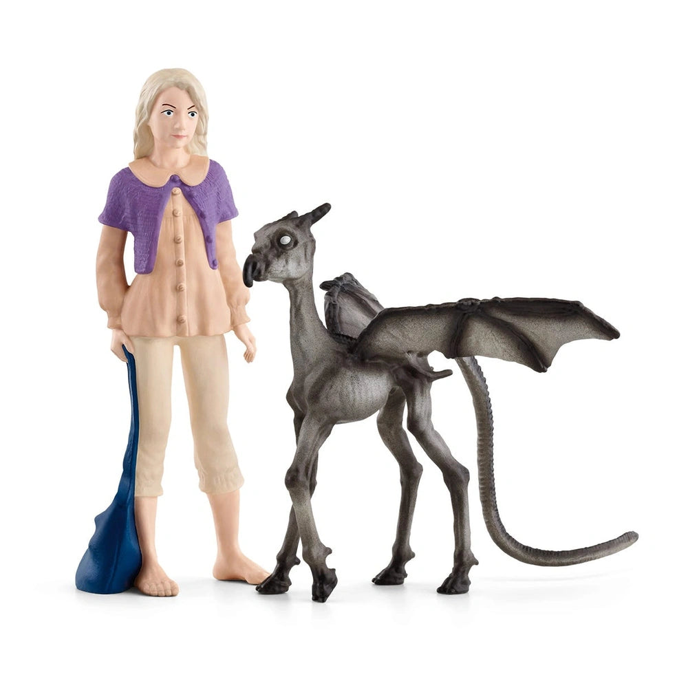 Schleich - Harry Potter - Luna Lovegood™ & Bébé Thestral - Figurines d'action et de jouets - 42636