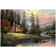 Schmidt Spiele - Maison dans les Montagnes 500 Pcs - Puzzles