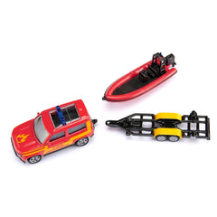 Siku - Land Rover Defender with boat - Play Vehicles