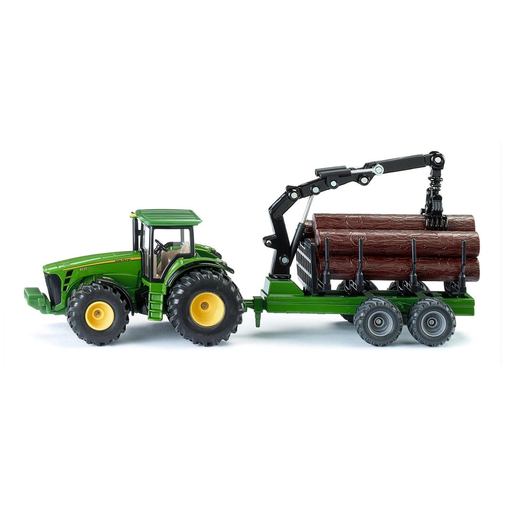 Siku - Tractor woth forestry trailer - Play Vehicles
