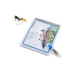 Simba - Art & Fun Water Pen Coloring Book Horses - Arts & Crafts