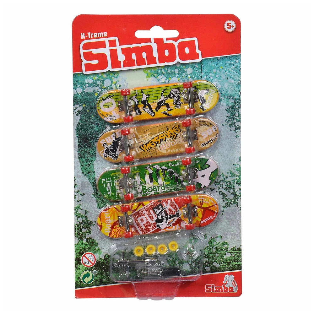 Simba - Finger Skateboard X-Treme Set - Toy Playsets