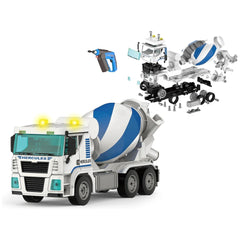 Teorema - Teos Power Betoniera Giocattolo da Costruire - Play Vehicles