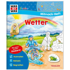 TESSLOFF - WAS IST WAS Junior Weather Activity Book - Educational - German Edition