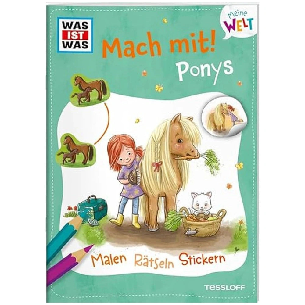TESSLOFF - WAS IST WAS Mijn Wereld Doe Mee met Pony's - Educatief Speelgoed - Nederlandse Editie