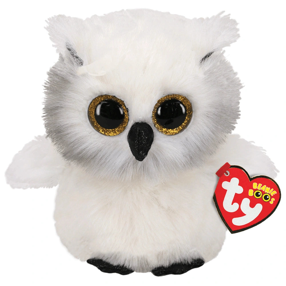 TY - Beanie Boos Austin white owl Plush 15 cm