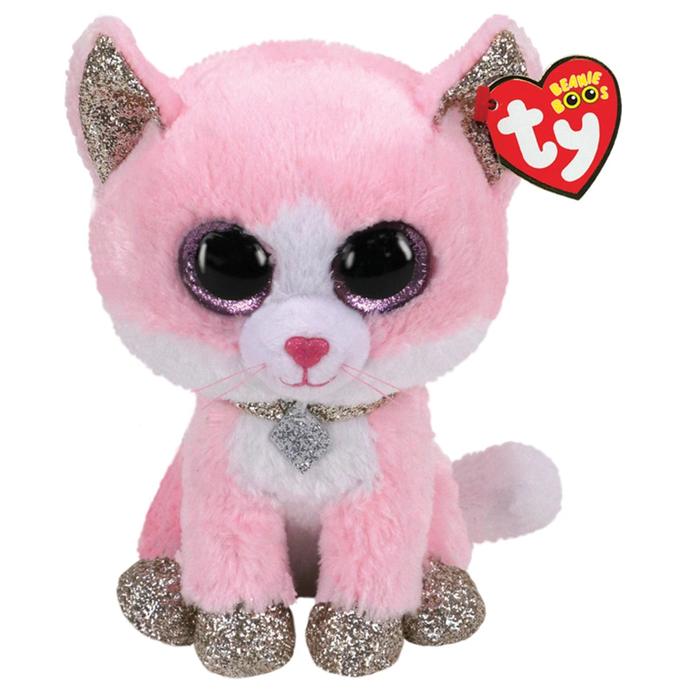 TY - Beanie Boos Fiona Pink Cat Plush 15 cm
