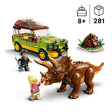 LEGO 76959 Jurassic Park Triceratops Research Dinosaur Toy Set with Ford Explorer Car and Dino Figure, 30th Anniversary Collection, for Boys, Girls, Kids 8 Years Old and up