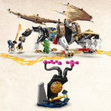 LEGO NINJAGO Egalt the Master Dragon Toy for 8 Plus Year Old Boys & Girls, Dragons Rising Building Set with 5 Ninja Character Minifigures Inc. Nya and Lloyd with Sword Elements, Kids' Gift Idea 71809