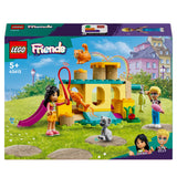 LEGO Friends Cat Playground Adventure, Animal Toy with Figures and Pet Accessories Including a Fish, Gift for 5 Plus Year Old Girls, Boys & Kids, Includes Mini-Doll Characters Olly and Liann 42612