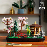 LEGO 10315 Icons Tranquil Garden, Botanical Zen Garden Kit for Adults with Lotus Flowers, Customisable Desk Decoration, Inspired by Japanese Traditions, Mindful Gardening Gift for Women, Men