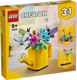 LEGO Creator 3in1 Flowers in Watering Can Toy to Welly Boot to 2 Birds on a Perch, Animals Set for Girls, Boys & Kids, with 3 Butterfly Toys, Makes a Great Desk Accessory, Nature Gift 31149