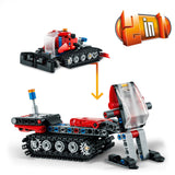 LEGO 42148 Technic Snow Groomer to Snowmobile 2in1 Vehicle Model Set, Engineering Toys, Winter Construction Toy for Boys and Girls 7 Years Old, Birthday Gift Idea