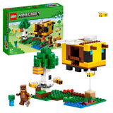 LEGO 21241 Minecraft The Bee Cottage Construction Toy with Buildable House, Farm, Baby Zombie and Animal Figures, Birthday Gift Idea for Boys and Girls