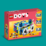 LEGO 41805 DOTS Creative Animal Drawer Toy Mosaic Kit for Children with Tiles, DIY Jewellery Storage Box or Desk Tidy, Kids Craft Kit, Gift Idea
