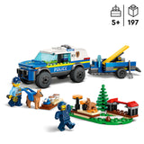LEGO 60369 City Mobile Police Dog Training Set, SUV Toy Car with Trailer, Obstacle Course and Puppy Figures, Animal Playset for Boys and Girls Aged 5 Plus