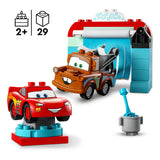LEGO 10996 DUPLO | Disney and Pixar's Cars Lightning McQueen & Mater's Car Wash Fun Buildable Toy for 2 Year Old Toddlers, Boys & Girls, Birthday Gift Idea