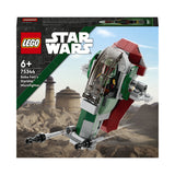 LEGO 75344 Star Wars Boba Fett's Starship Microfighter, Buildable Toy Vehicle with Adjustable Wings and Flick Shooters, The Mandalorian Set for Kids