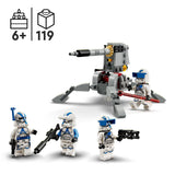 LEGO 75345 Star Wars 501st Clone Troopers Battle Pack Set, Buildable Toy with AV-7 Anti Vehicle Cannon and Spring Loaded Shooter plus 4 Characters